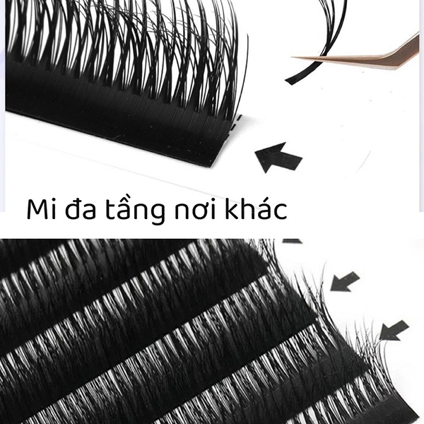 Lông mi giả đa tầng